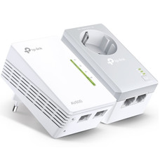 TP-LINK KIT POWERLINE WI-FI AV600, QUALCOMM, 300MBPS EN 2.4GHZ, 600MBPS POWERLINE, HOMEPLUG AV, 2 PUERTOS 10/100MBPS, WI-FI CLONE, TWIN PACK ( 1* TL-PA4020P & 1* (TL-WPA4220) TL-WPA4226 KIT (Espera 4 dias)
